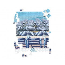 Puzzle de Nice - Chaises Bleues