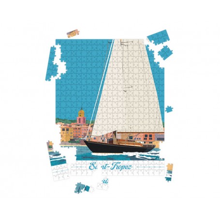 Puzzle de Saint-Tropez - voilier
