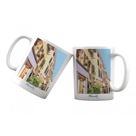 Mug de Marseille - panier