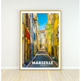 Affiche de Marseille - Le Panier