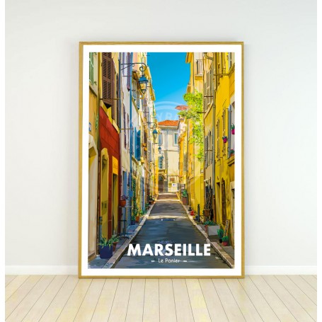 Affiche de Marseille - Le Panier