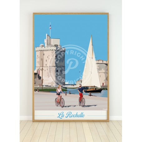 Affiche de La Rochelle - port