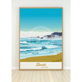 Affiche de Biarritz - Grande Plage