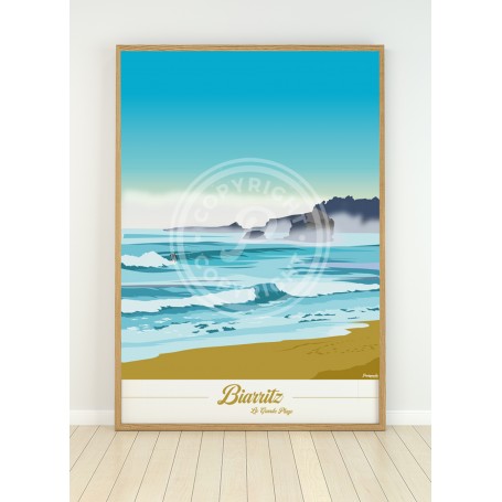 Affiche de Biarritz - Grande Plage