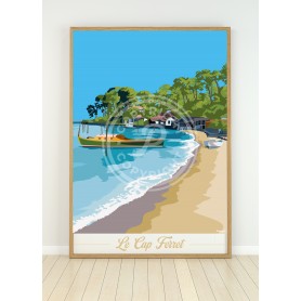 Affiche du Cap Ferret - plage