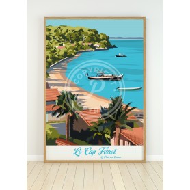Affiche du Cap Ferret - pointe aux chevaux