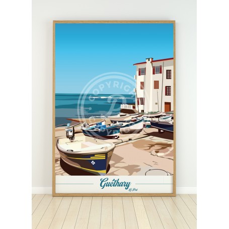 Affiche de Guéthary - Port