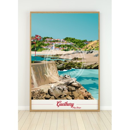 Affiche de Guethary - village