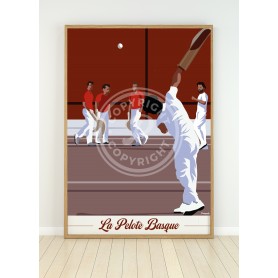 Affiche de La Pelote Basque