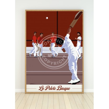 Affiche de La Pelote Basque