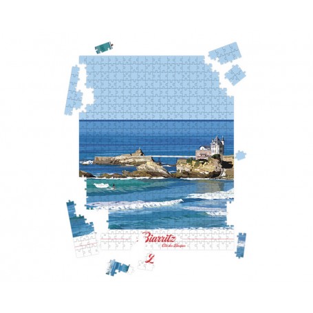 Puzzle de Biarritz - Côte des Basques