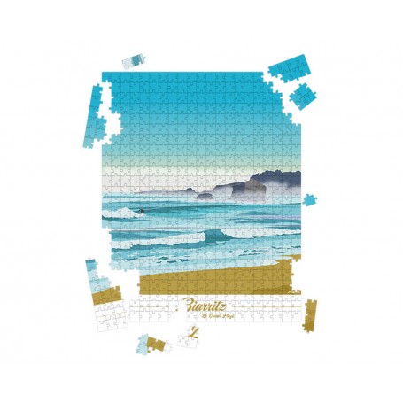 Puzzle de Biarritz - grande plage