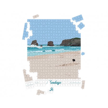 Puzzle de Hendaye - plage
