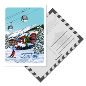 Carte postale de Courchevel