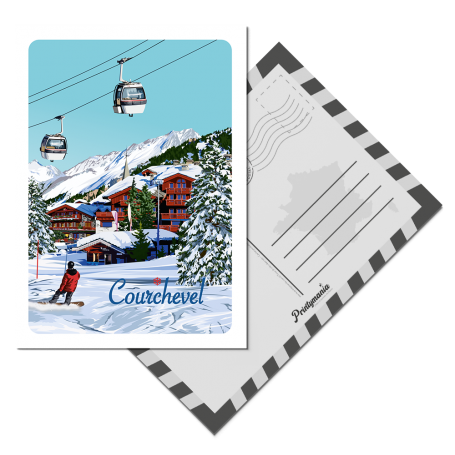 Carte postale de Courchevel