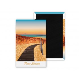 Magnet de Vieux Boucau - plage