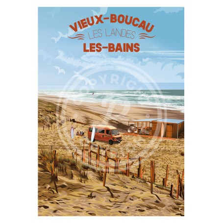 Affiche de Vieux-Boucau-les-Bains