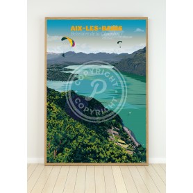 Affiche de Aix-les-Bains - Belvédère de la Chambotte
