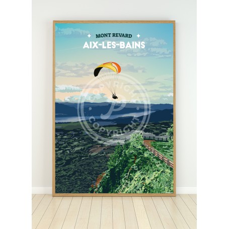 Affiche de Aix-les-Bains - Mont Revard