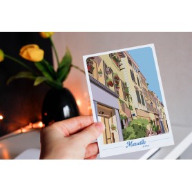 Carte Postale de Marseille - panier