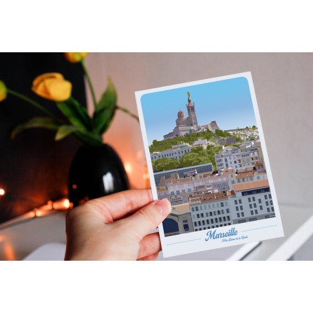 Carte Postale de Marseille - Notre Dame de la Garde