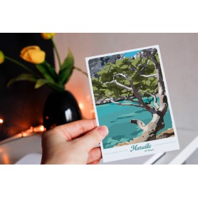Carte Postale de Marseille - Calanque