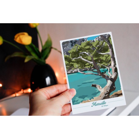 Carte Postale de Marseille - Calanque