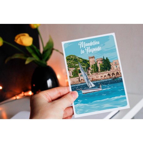 Carte Postale de Mandelieu la Napoule - mer