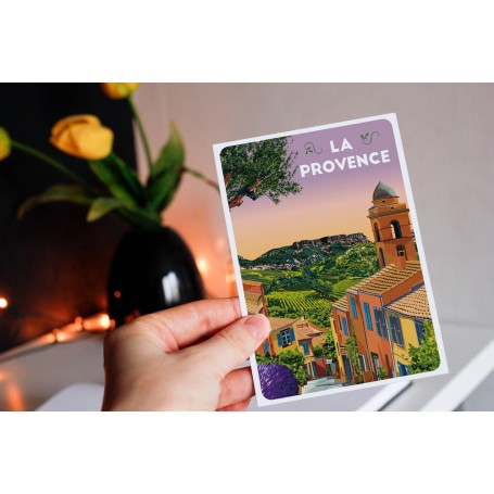 Carte Postale de La Provence verte
