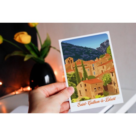Carte postale de Saint-Guilhem-le-Désert