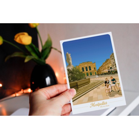 Carte Postale de Montpellier - Comédie