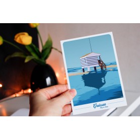 Carte postale de Gruissan - chalet