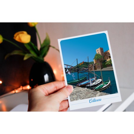 Carte Postale de Collioure - barques