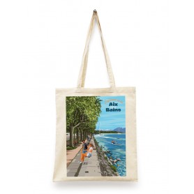 Tote Bag de Aix-les-Bains - l'esplanade du lac