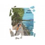 Puzzle de Aix-les-Bains - l'esplanade du lac