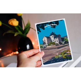 Carte postale de Aix-les-Bains - la mairie