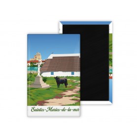 Magnet des Saintes-Maries-de-la-Mer - taureau