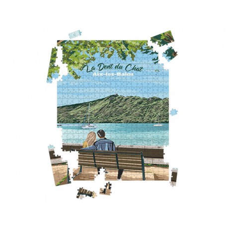 Puzzle de Aix-les-Bains - La Dent du Chat