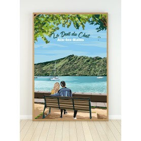 Affiche de Aix-les-Bains - La Dent du Chat