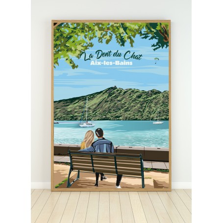 Affiche de Aix-les-Bains - La Dent du Chat