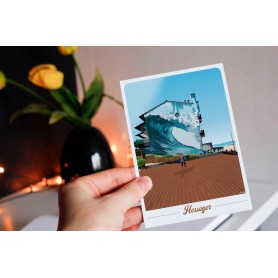 Carte postale de Hossegor - mur vague
