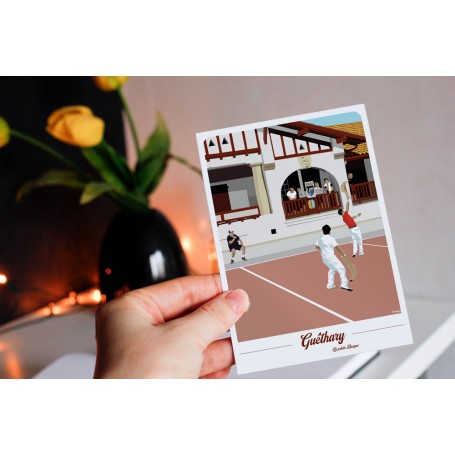 Carte Postale de Guethary - fronton