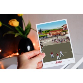 Carte postale de Bidart - pelote