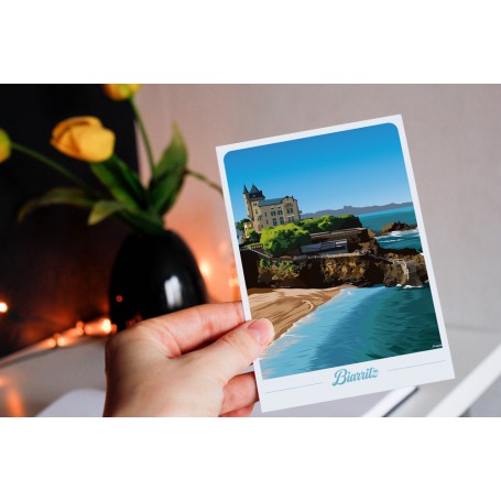 Carte Postale de Biarritz - villa