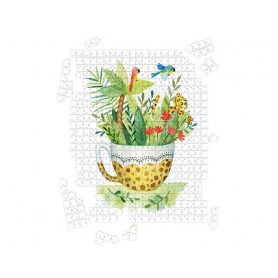Puzzle Tasse jungle - collaboration avec l'illustratrice Ipiapia