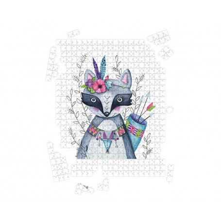 Puzzle Raton heureux - collaboration avec l'illustratrice Ipiapia