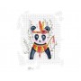 Puzzle Panda serein - collaboration avec l'illustratrice Ipiapia