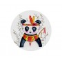 Stickers Panda serein - collaboration avec l'illustratrice Ipiapia