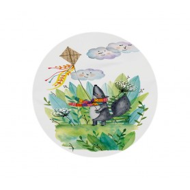 Stickers Zéphir cerf volant - collaboration avec l'illustratrice Ipiapia