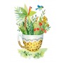 Affiche Tasse jungle - collaboration avec l'illustratrice Ipiapia